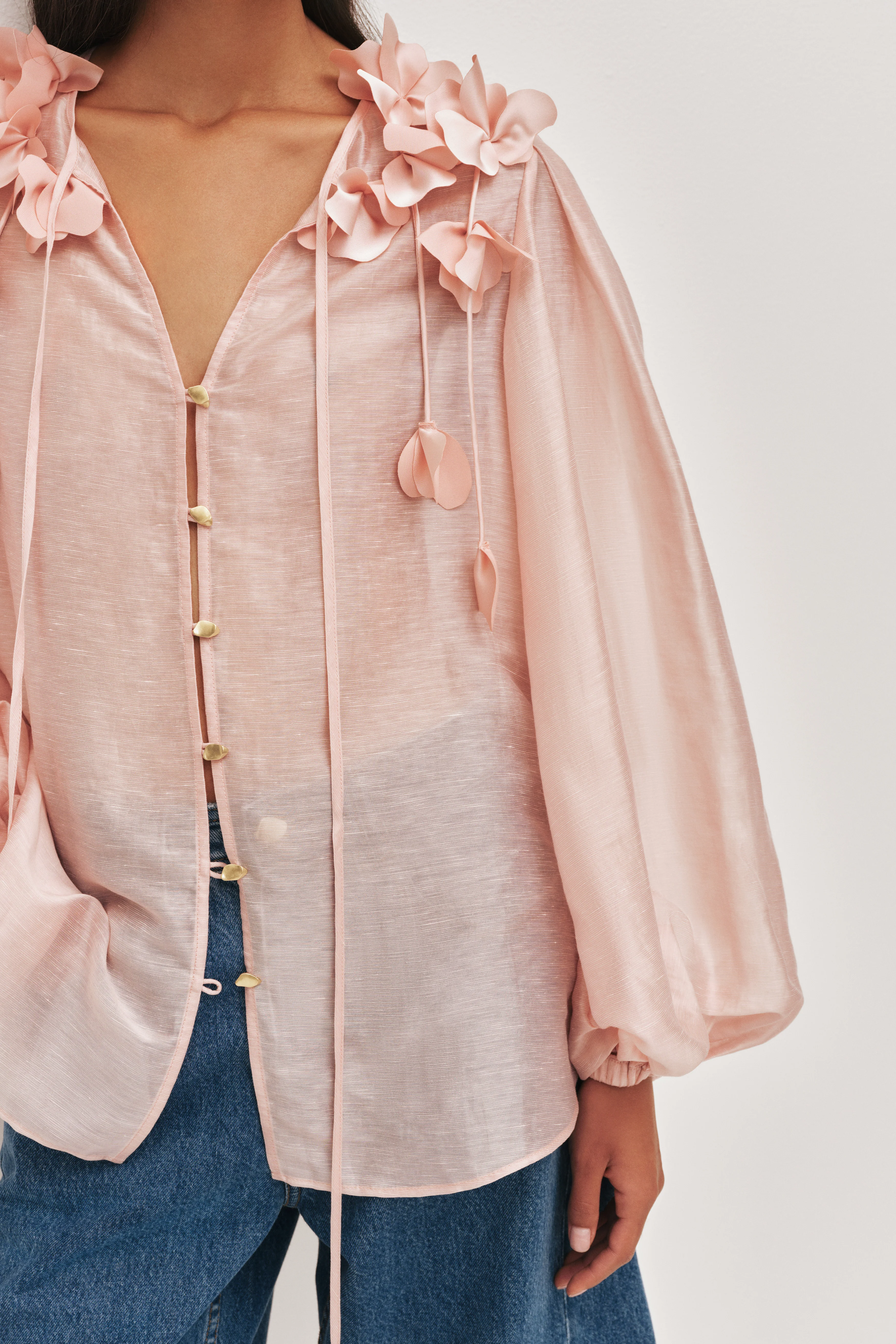 Camille Flower Blouse - Image 3