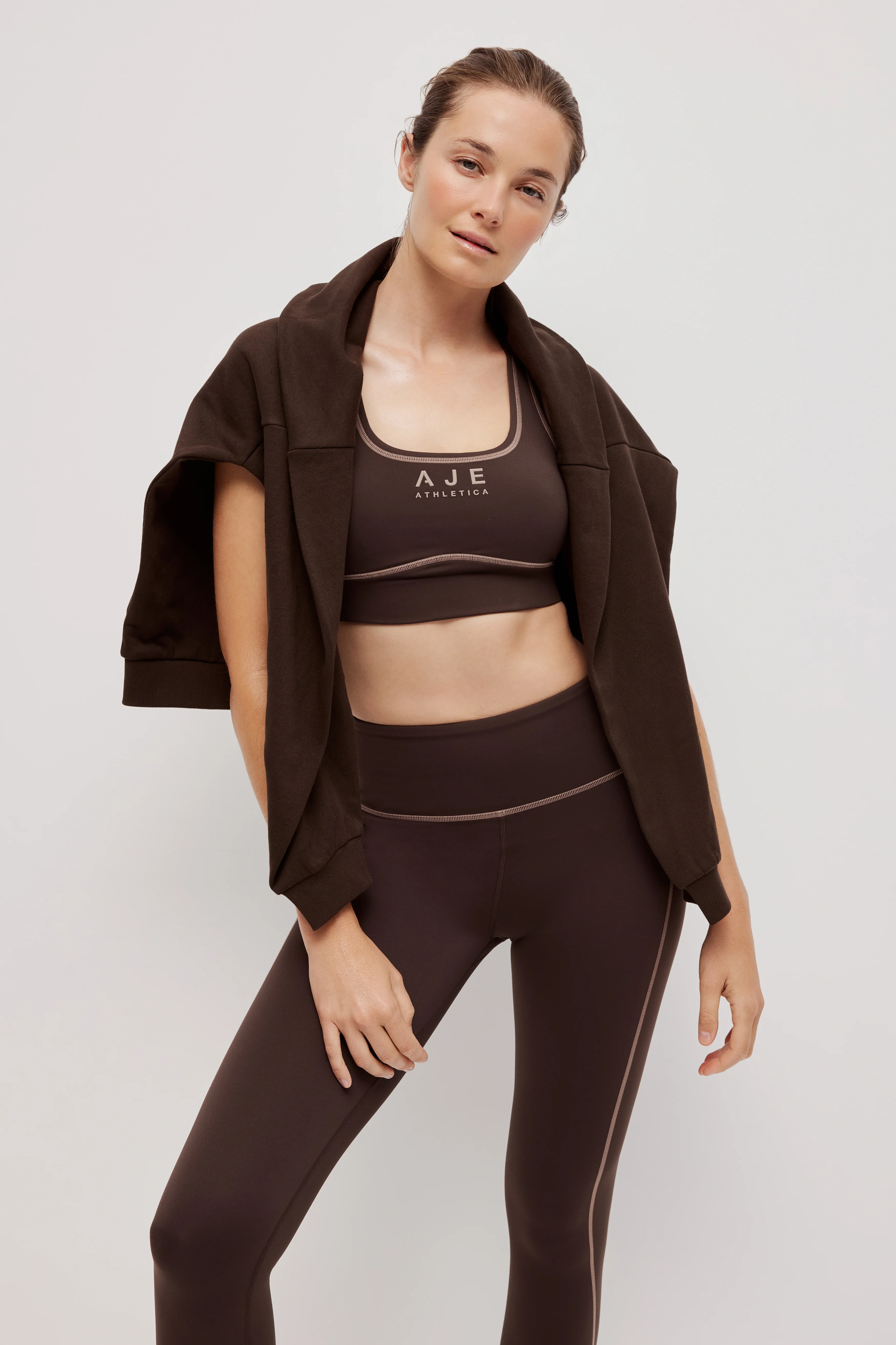 Contrast High Neck Bra 330 - Image 3