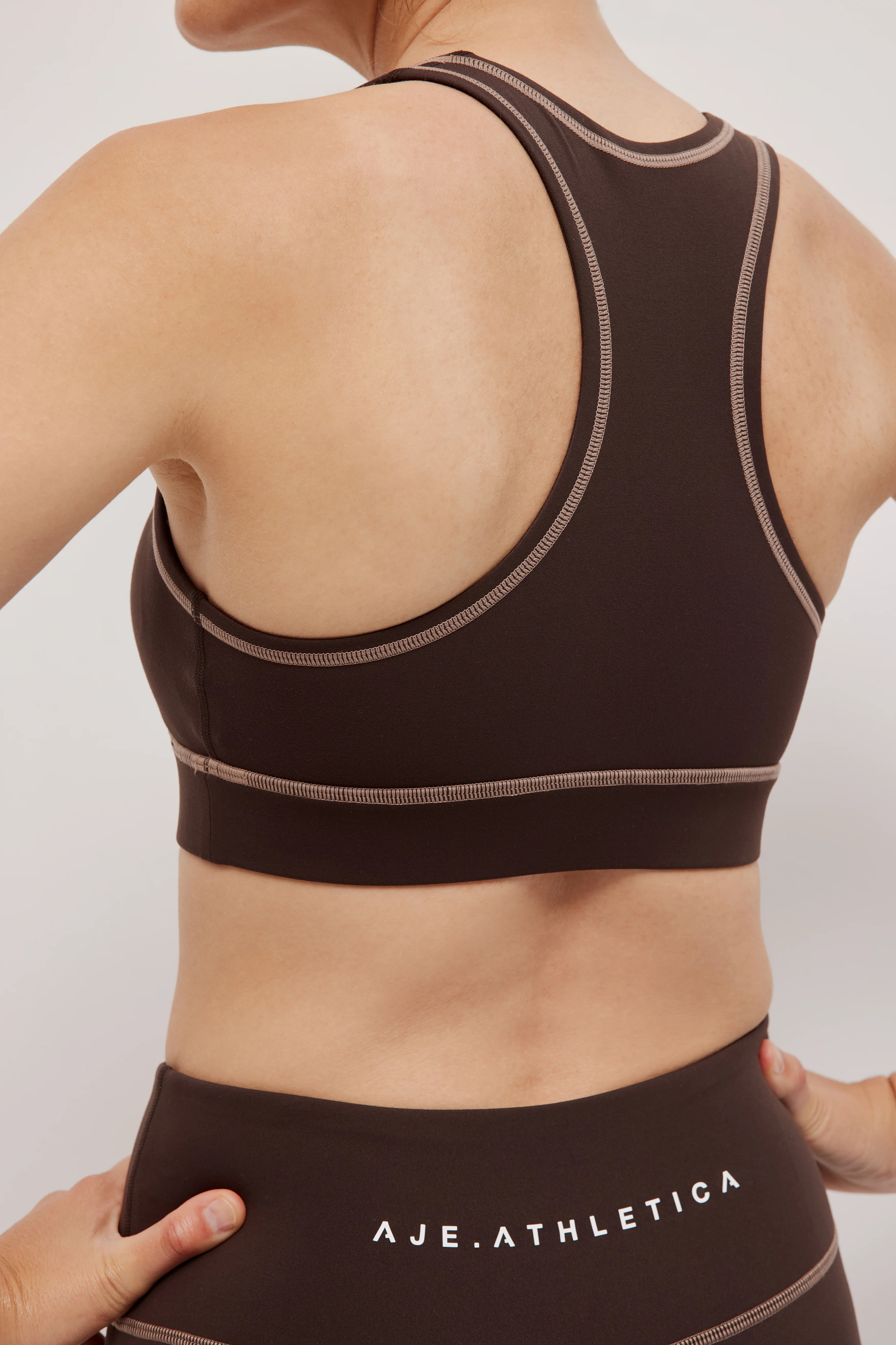 Contrast High Neck Bra 330 - Image 4