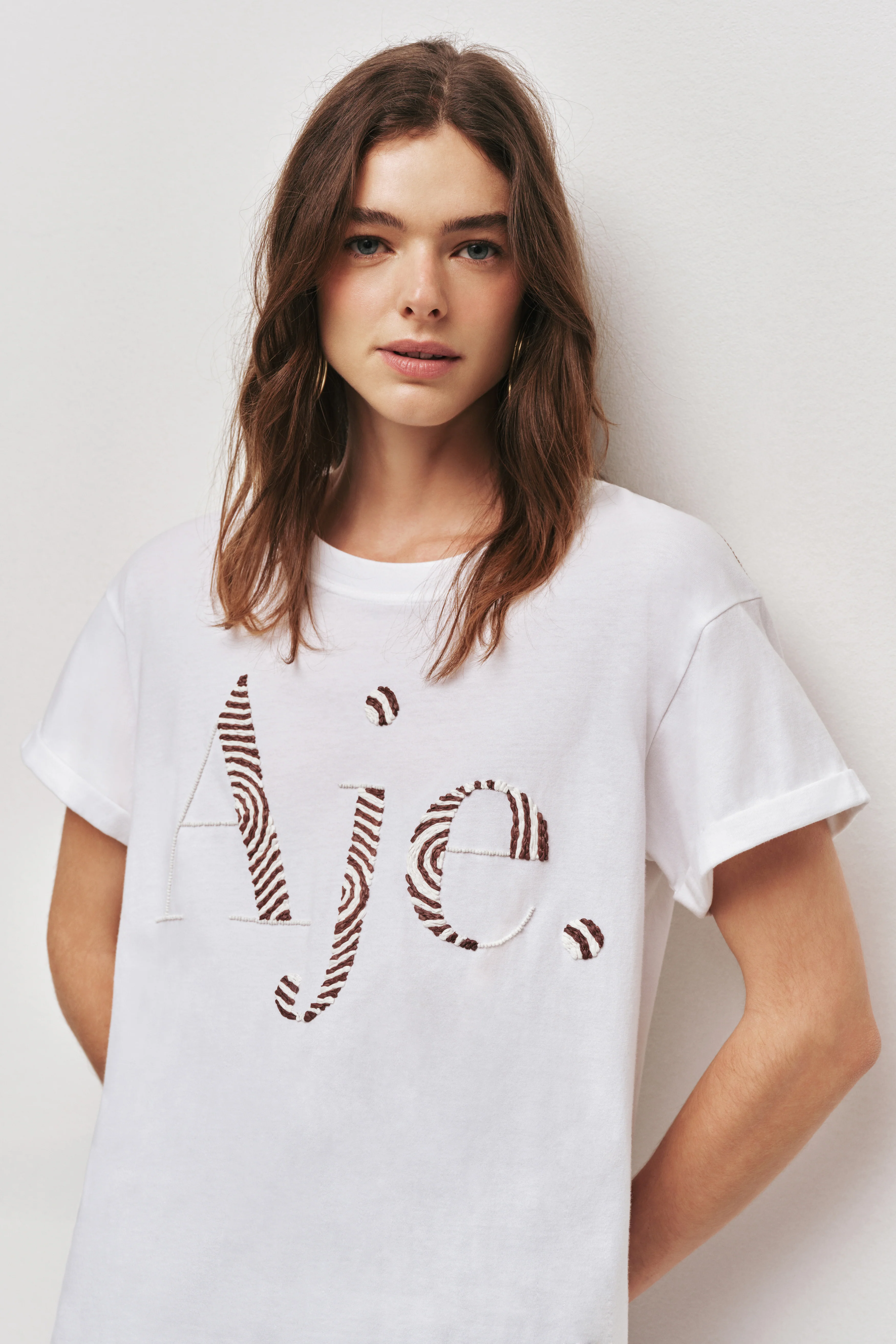 Core Raffia Logo Tee - Image 4