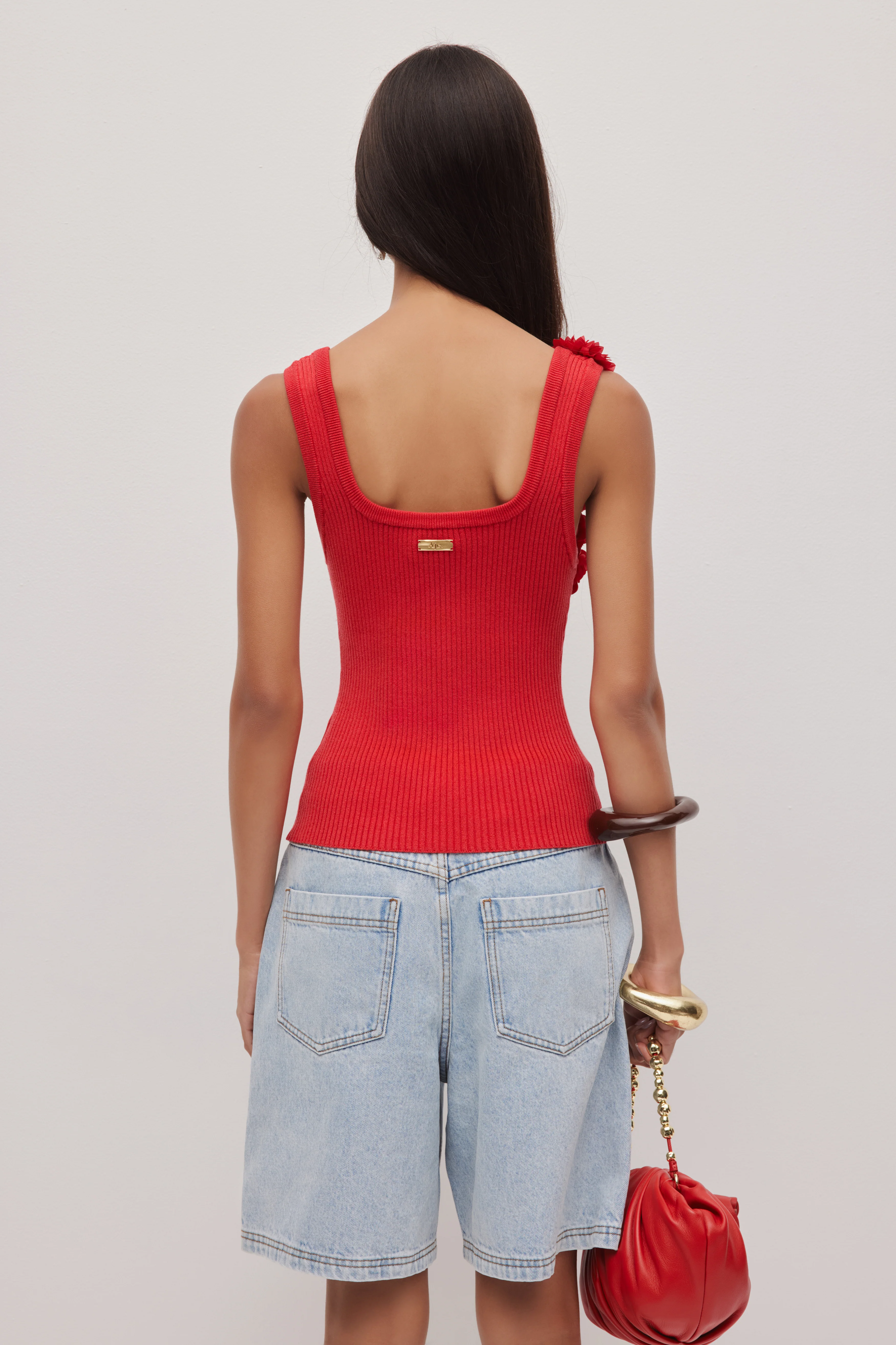 Emmy Flower Knit Tank - Image 4
