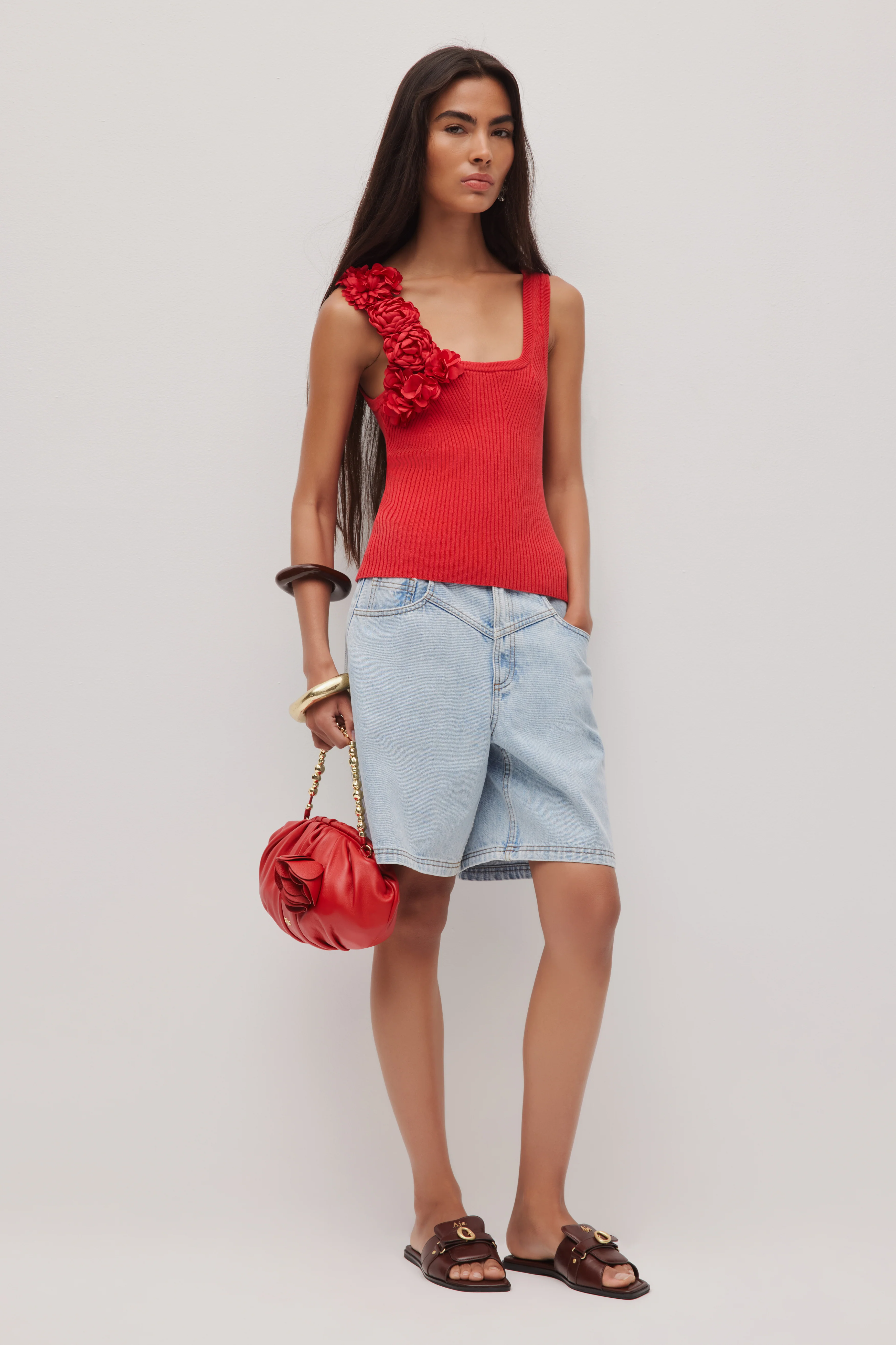 Emmy Flower Knit Tank - Image 5