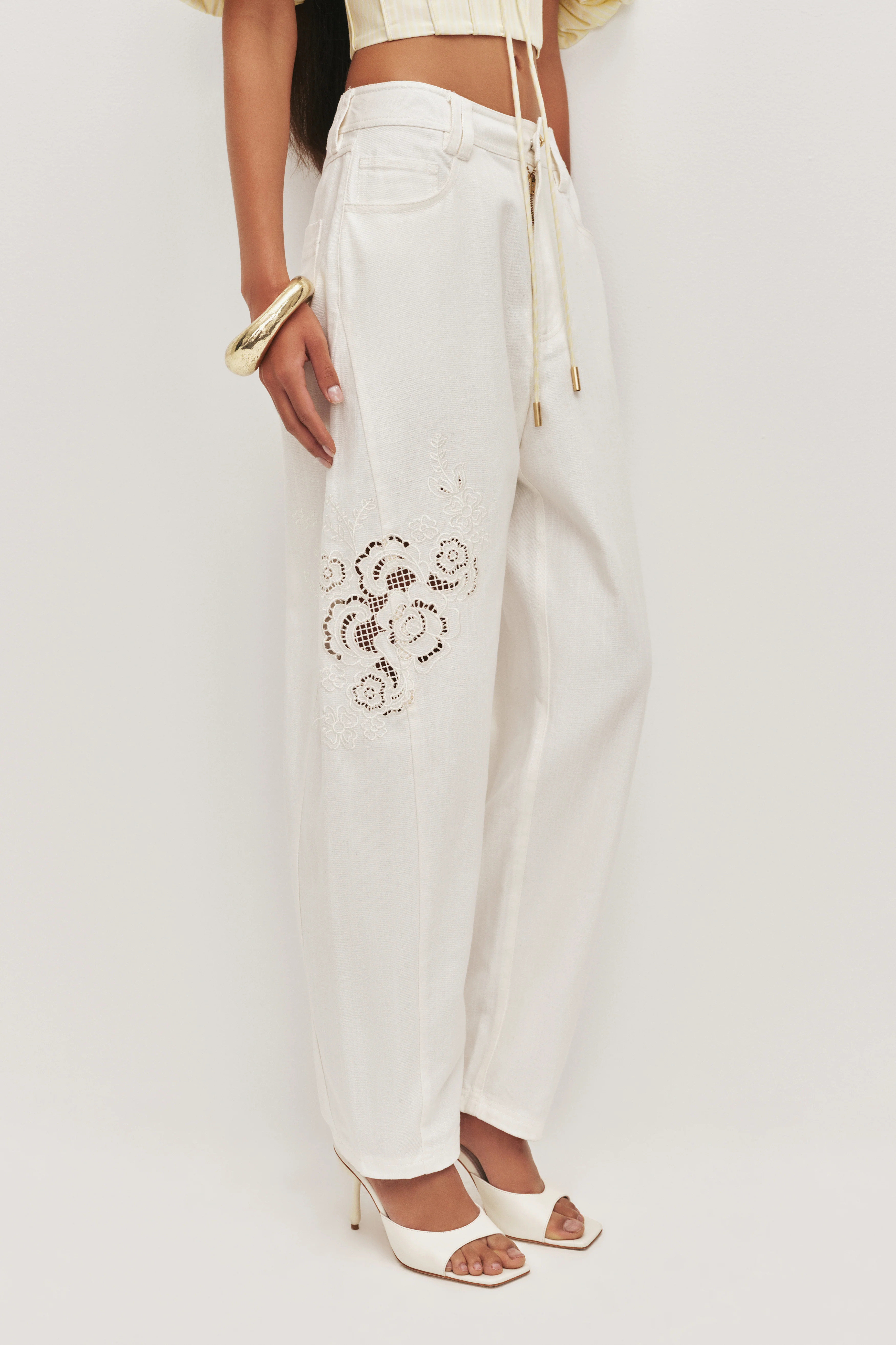 Halo Embroidered Pant - Image 5