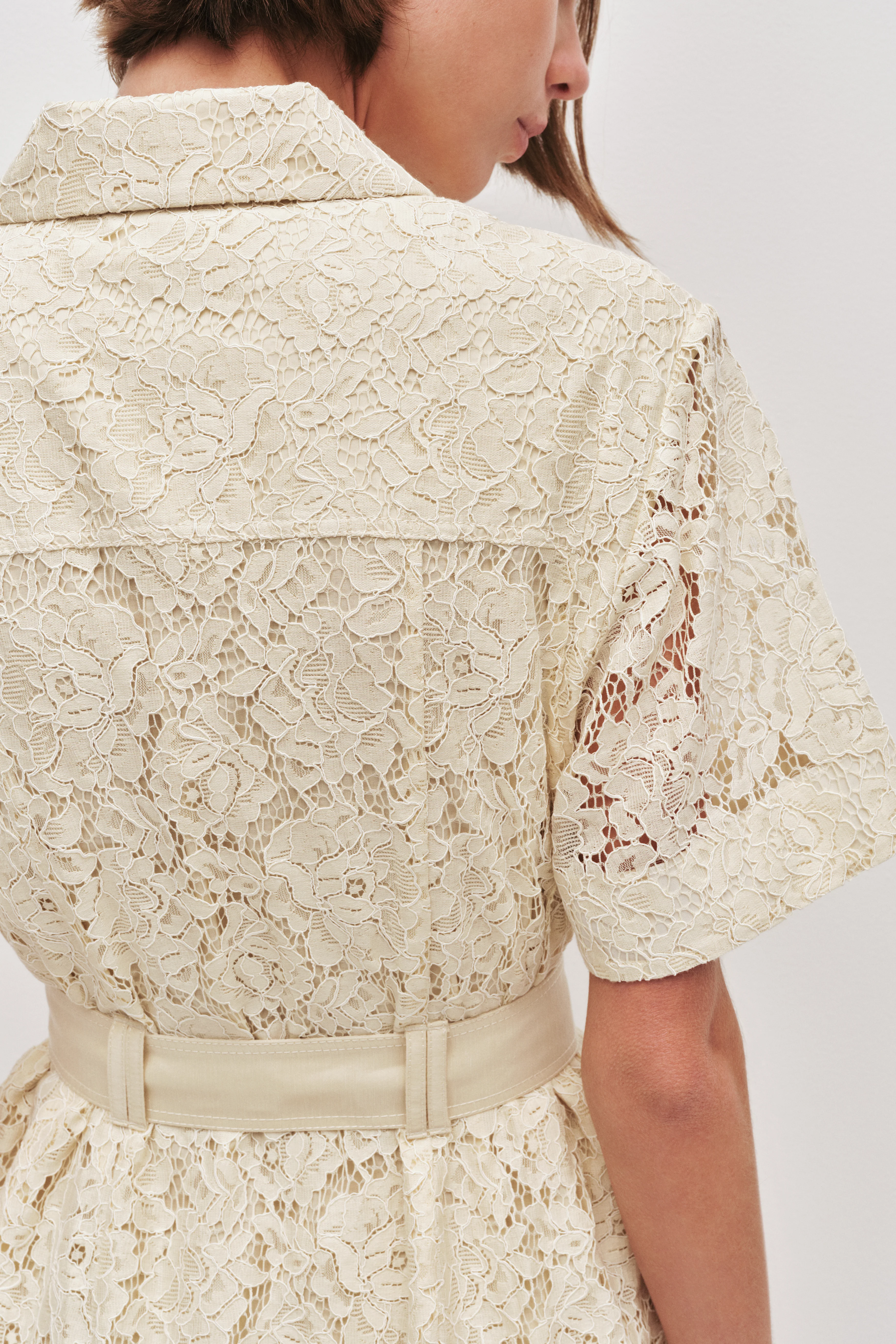 Mystic Lace Mini Shirt Dress - Image 5