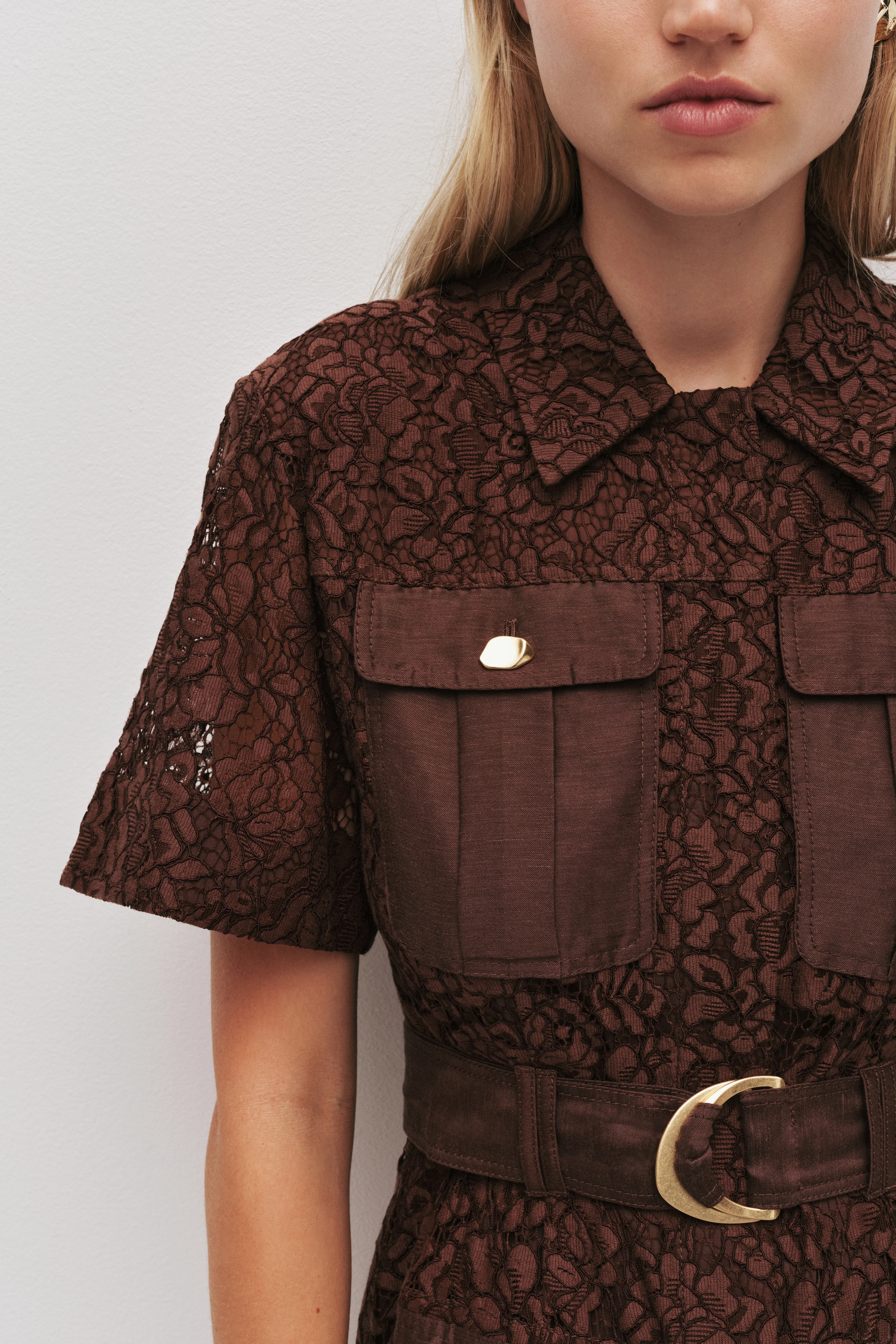 Mystic Lace Shirt Dress - Image 4