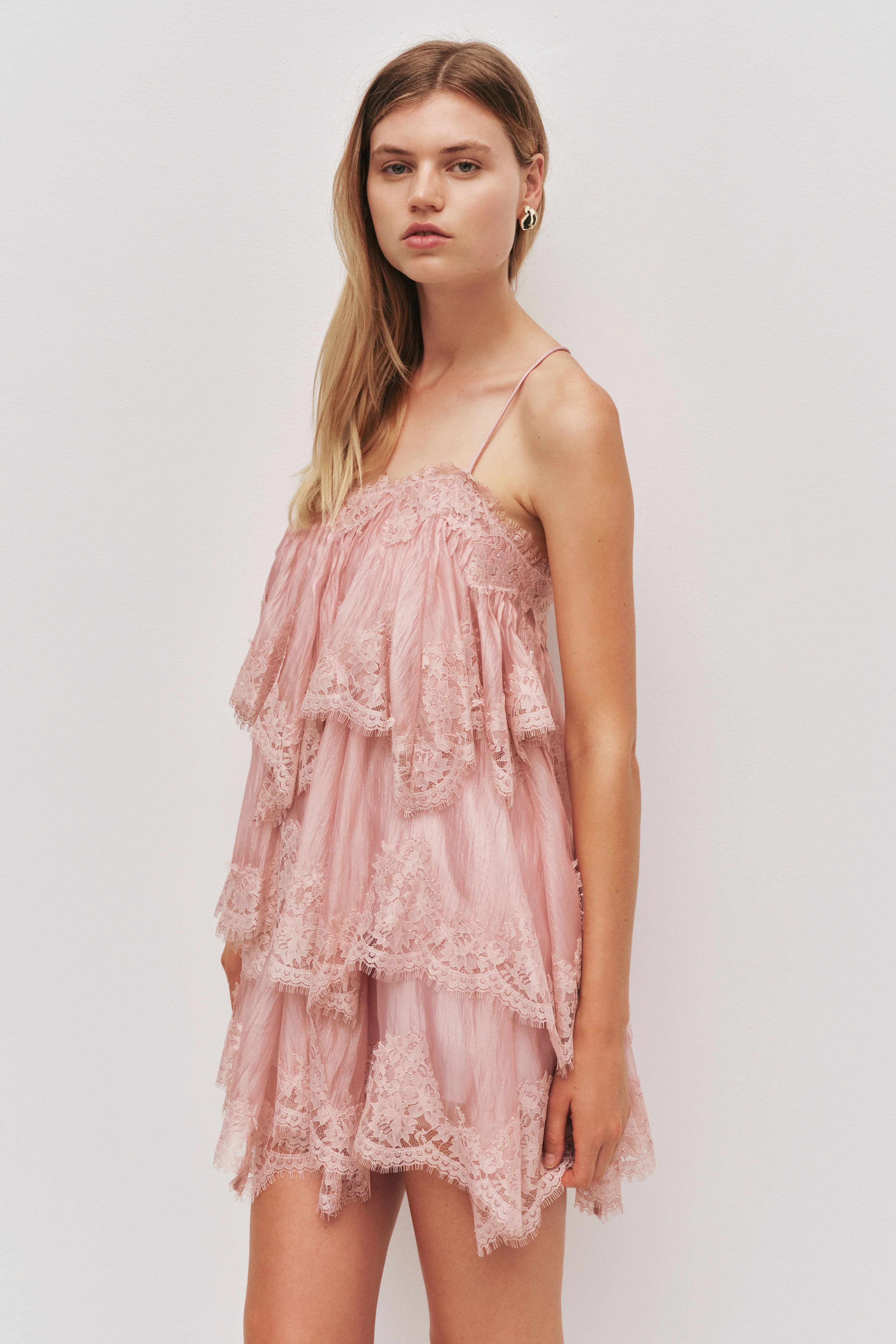 Ophelia Lace Mini Dress - Image 3