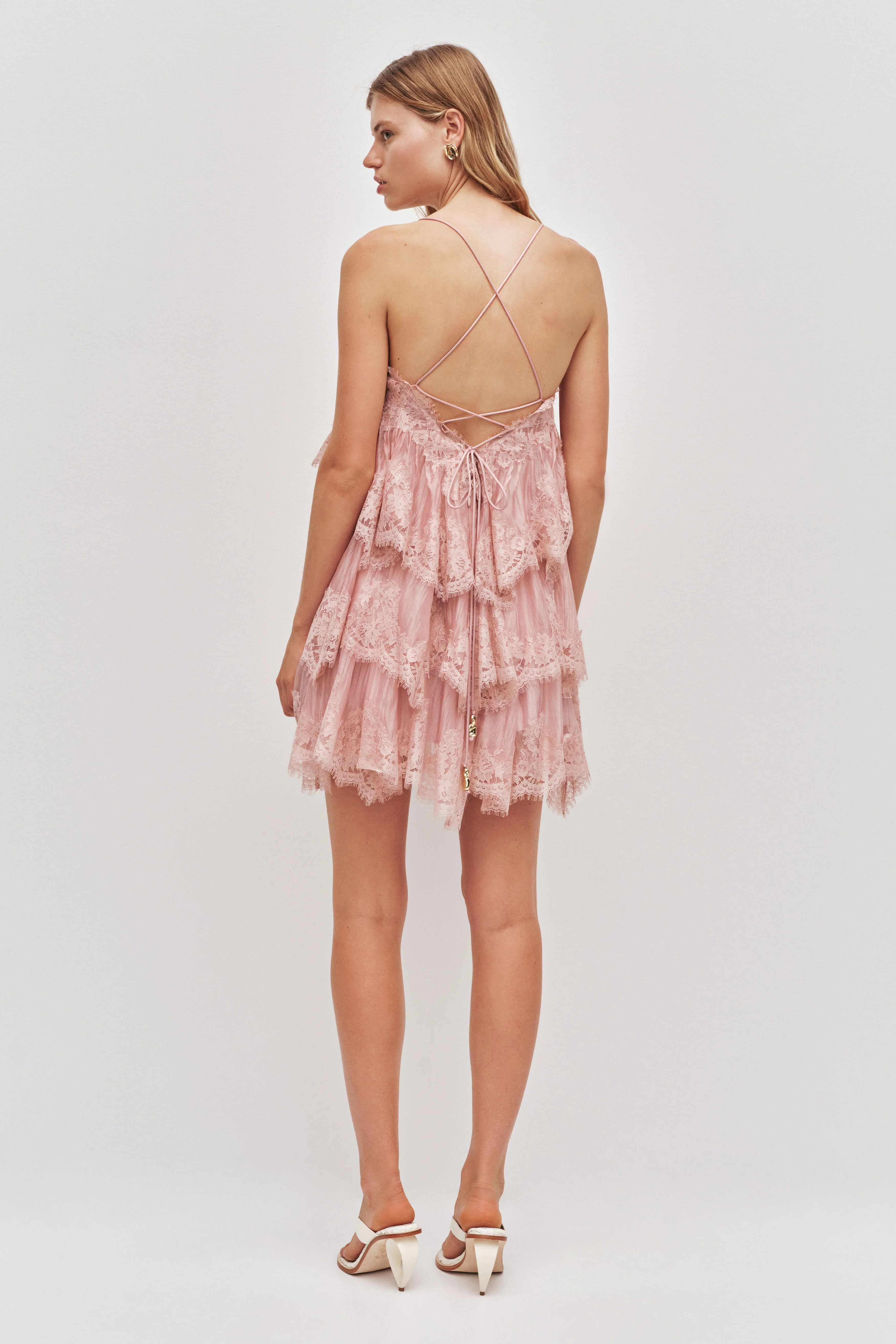 Ophelia Lace Mini Dress - Image 7