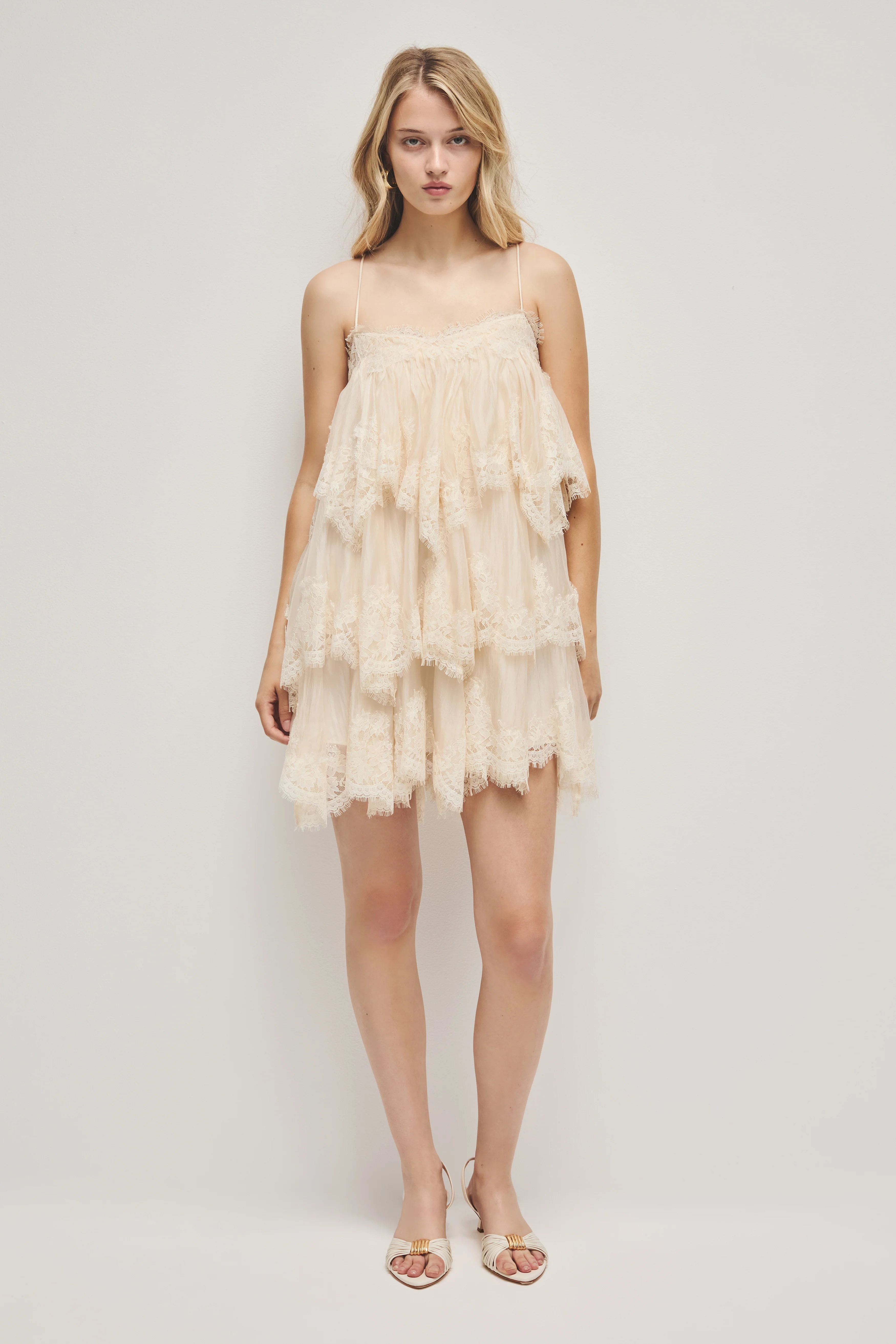 Ophelia Lace Mini Dress - Image 3