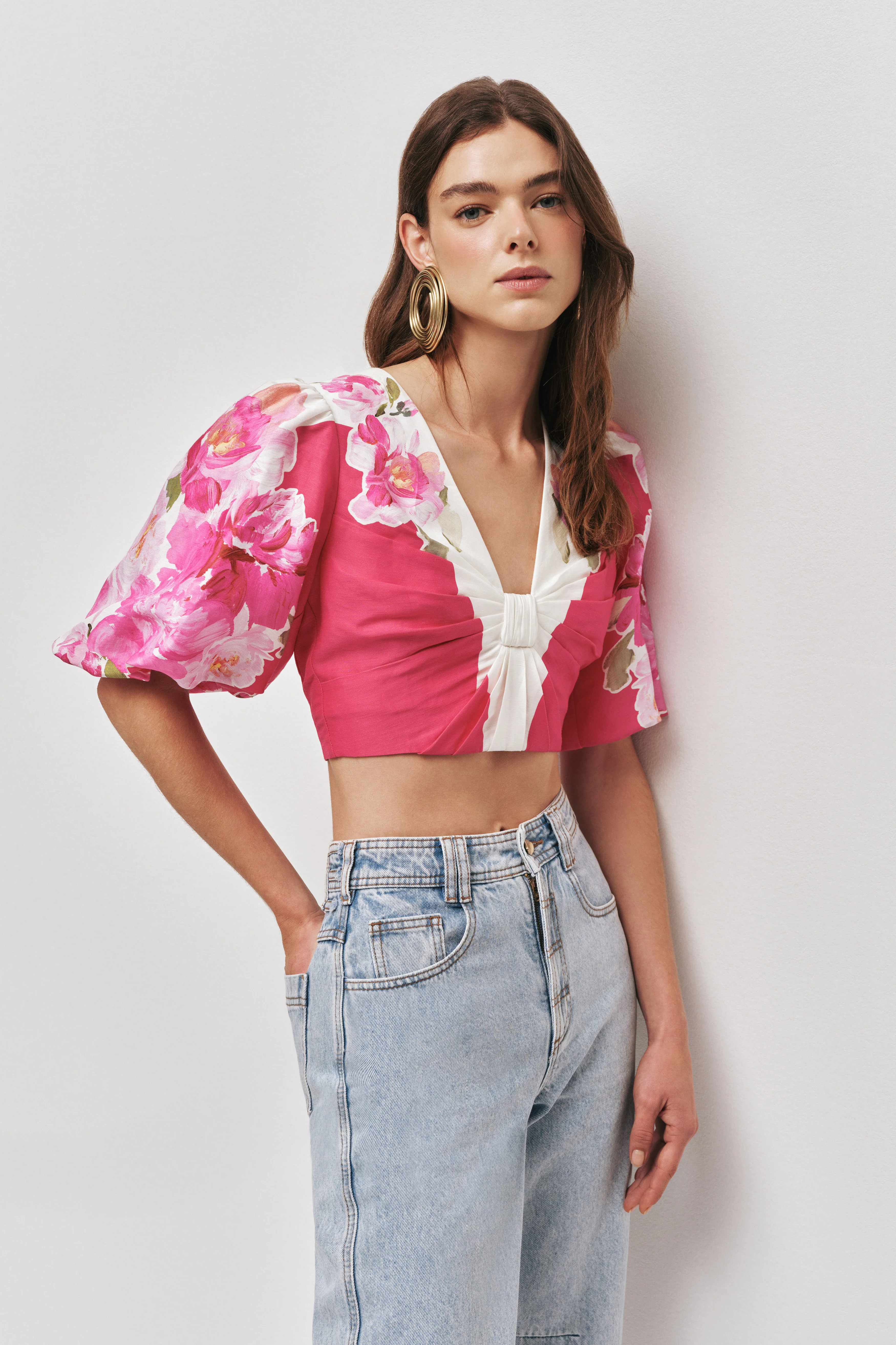Overflow Knotted Crop Top - Image 4