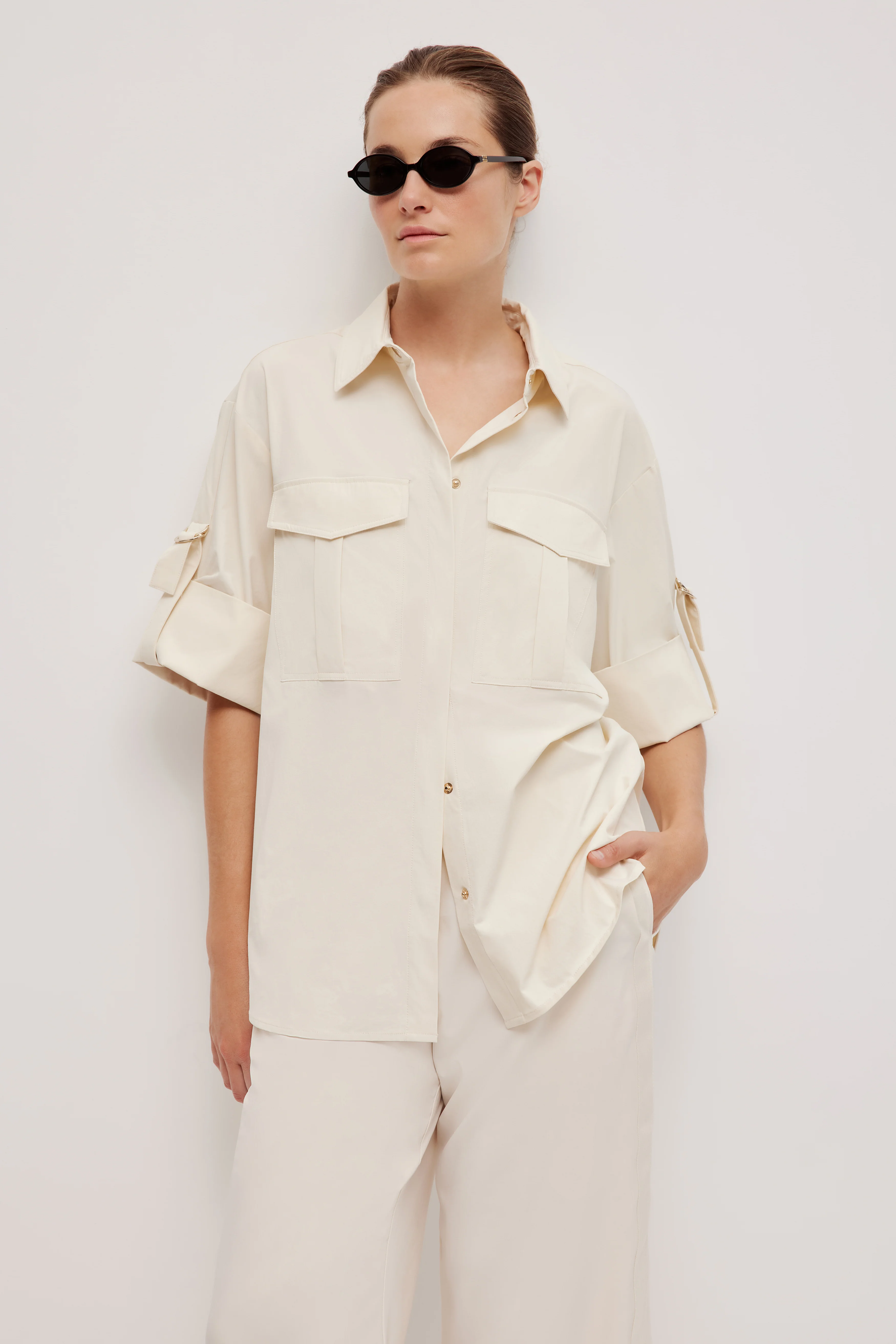 Oversized Utility Shirt 443 - Image 3