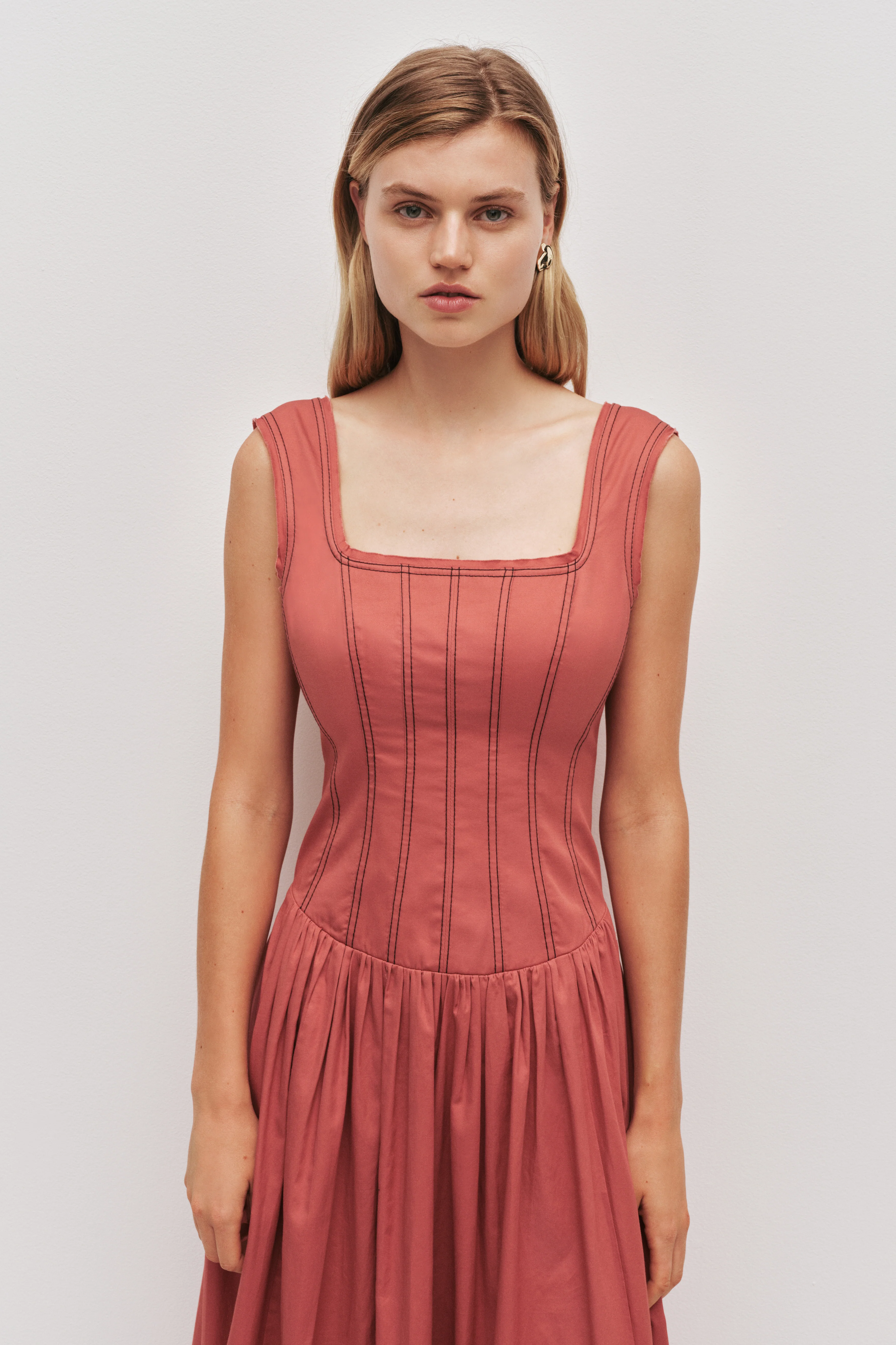 Parallel Midi Dress - Image 3