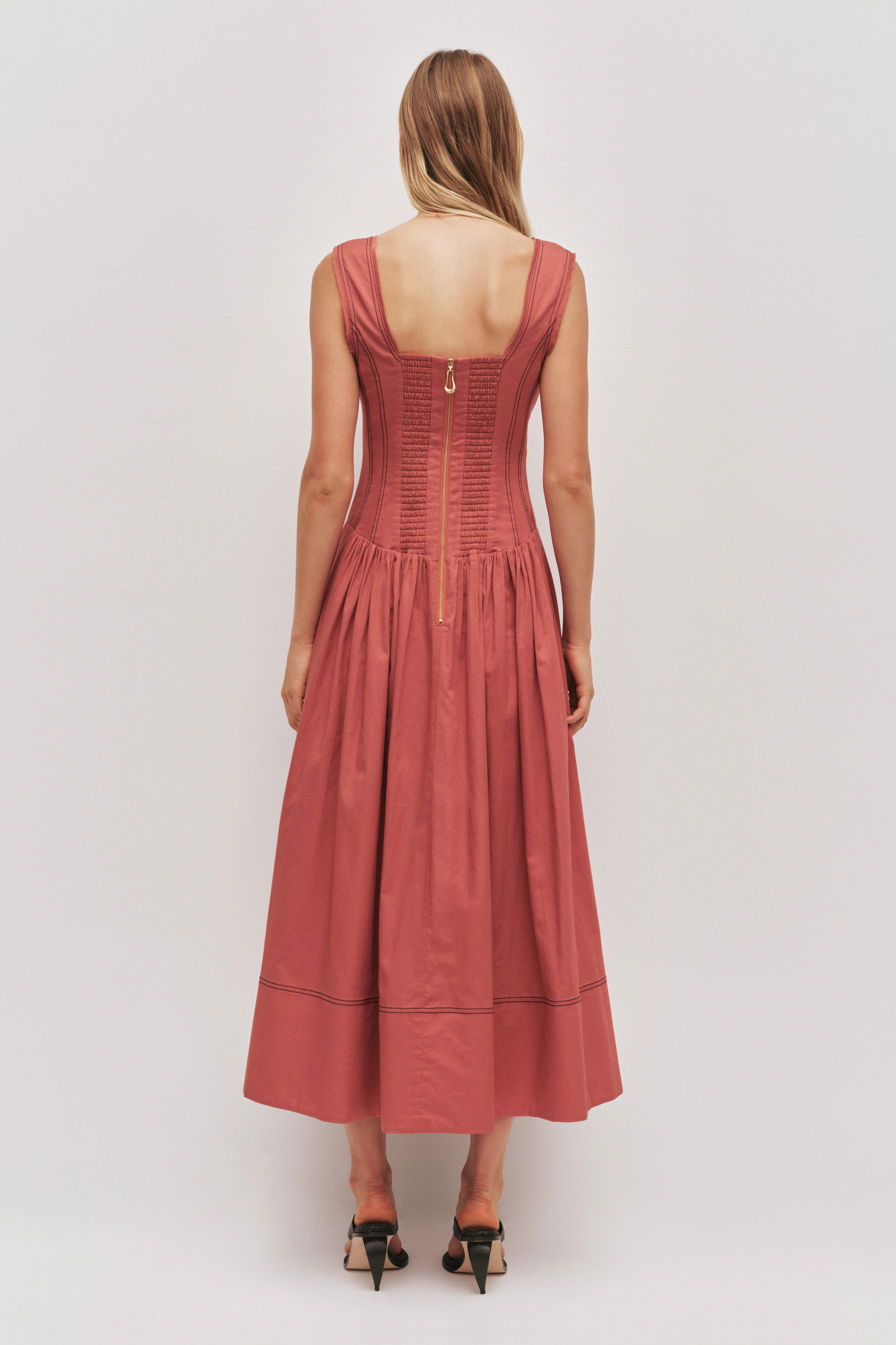 Parallel Midi Dress - Image 6