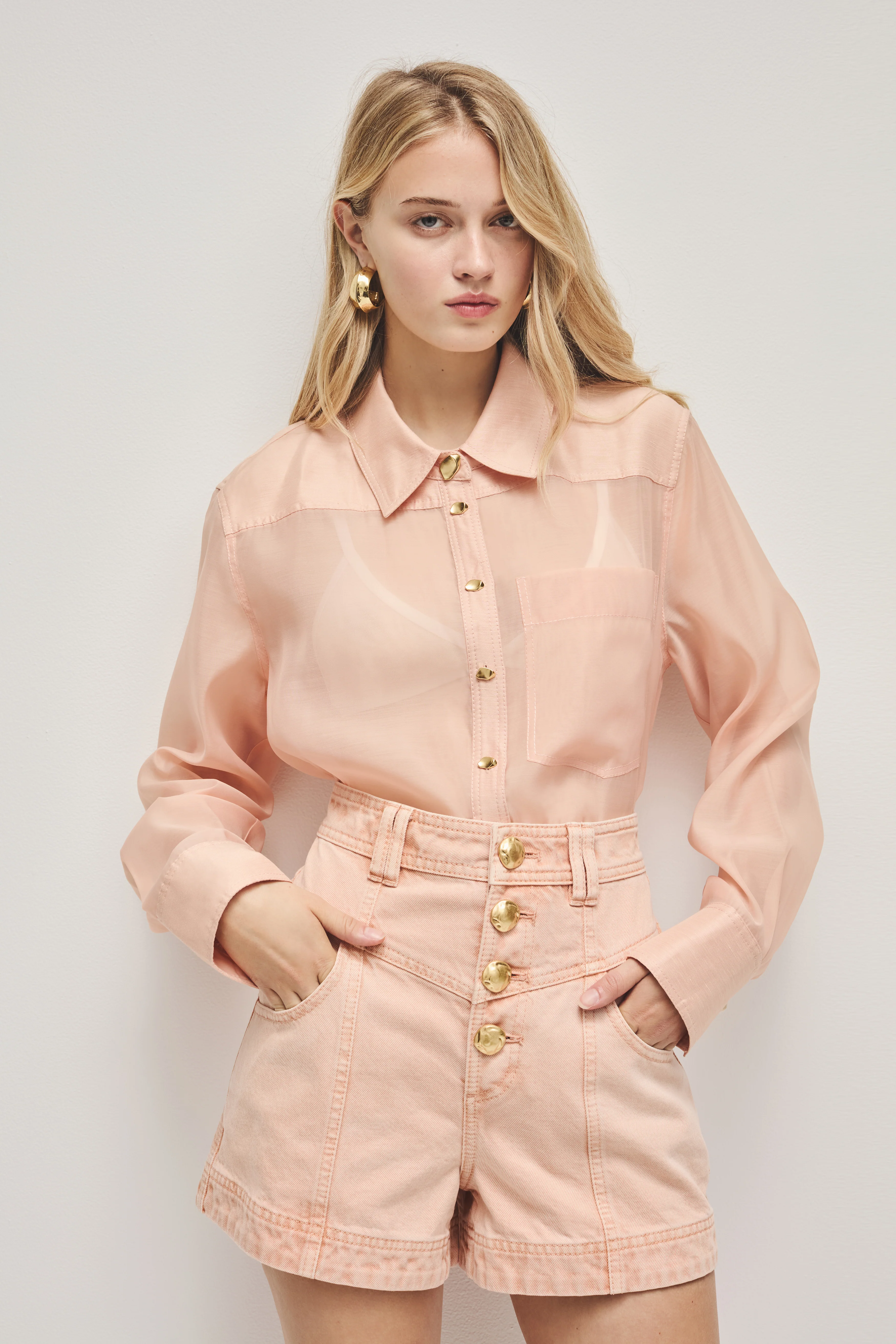 Sunrise Denim Shorts - Image 3