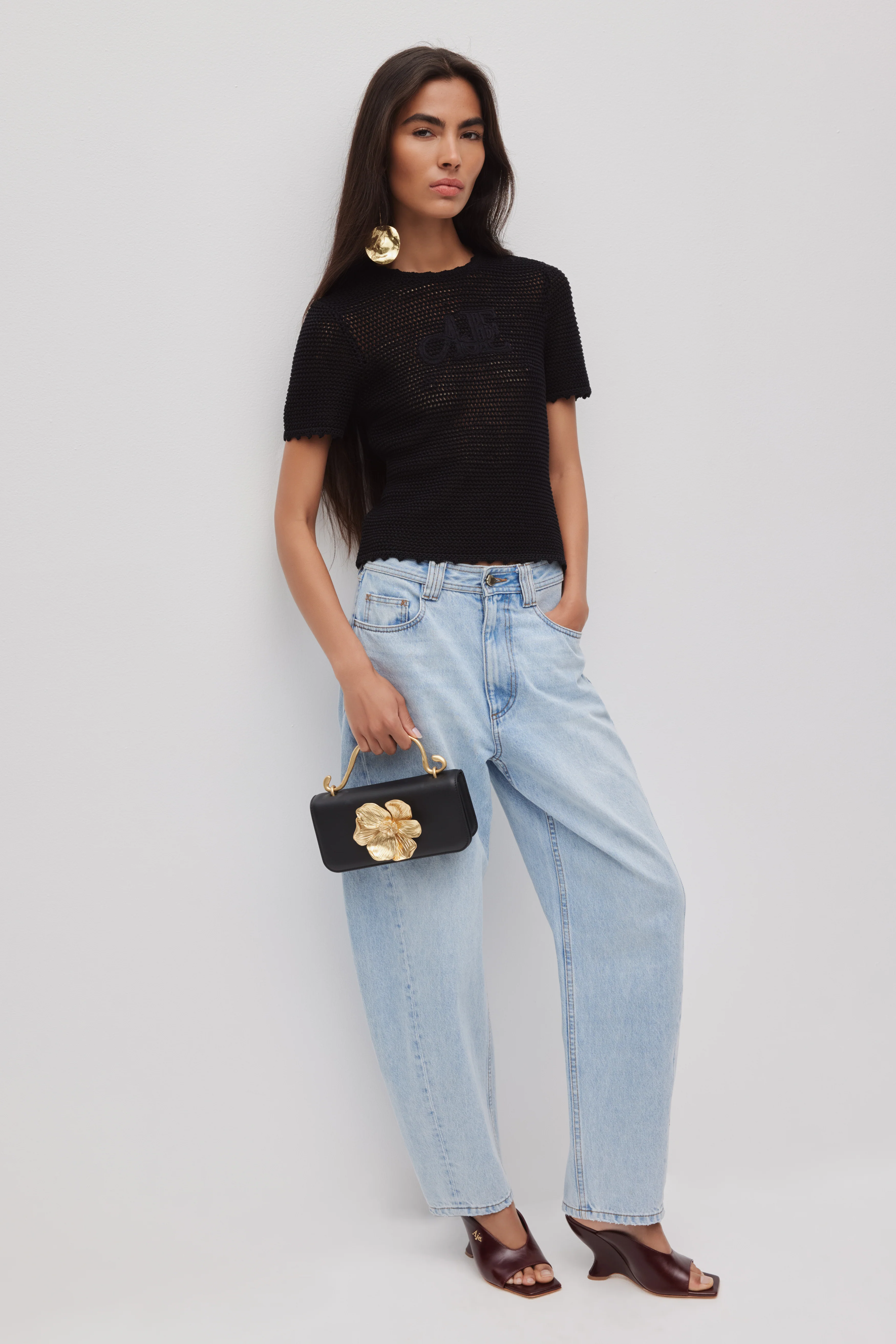 Uma Slim Knit Tee - Image 7