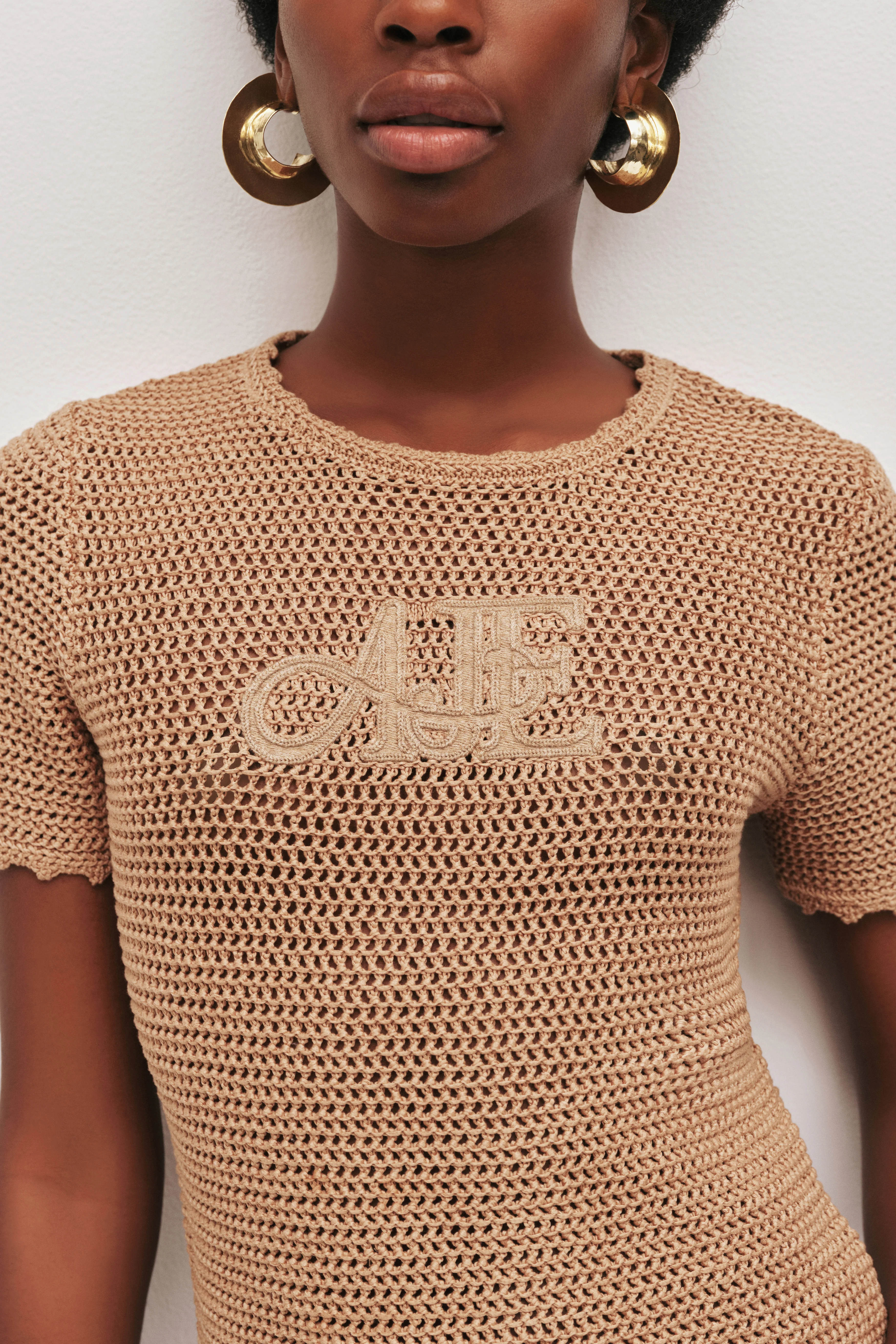 Uma Slim Knit Tee - Image 4